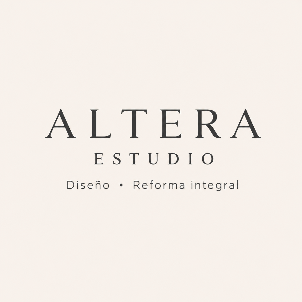 Altera Estudio — Diseño · Reforma integral